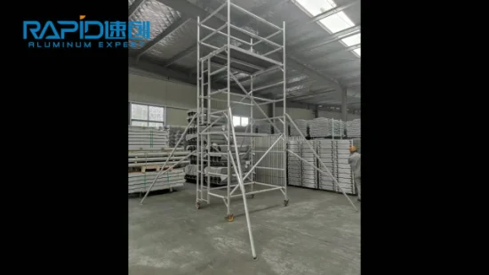 알루미늄 모듈식 이동식 비계 석판 버팀대 해안 거푸집 모바일 타워 빌딩 시스템